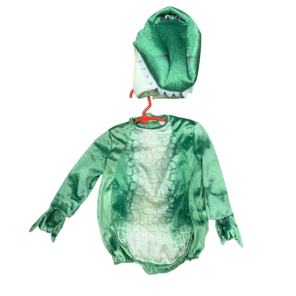 Disney Toy Story Rex Toddler dinosaur Costume Green Jumpsuit 12-18M 14004W